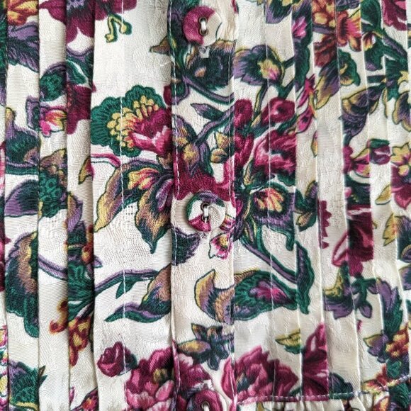 April Cornell Floral Button down blouse - Picture 4 of 8